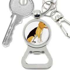 Black Yellow Dog Beagle Pet Bottle Opener Key Chains by Sapixe