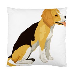 Black Yellow Dog Beagle Pet Standard Cushion Case (one Side) by Sapixe