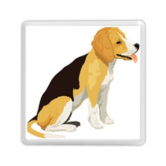 Black Yellow Dog Beagle Pet Memory Card Reader (square)  by Sapixe