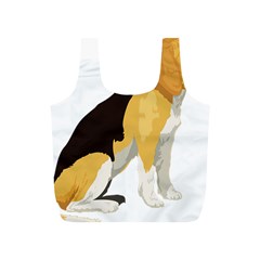 Black Yellow Dog Beagle Pet Full Print Recycle Bags (s)  by Sapixe