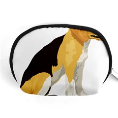 Black Yellow Dog Beagle Pet Accessory Pouches (medium)  by Sapixe