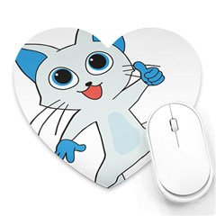 Animal Anthropomorphic Heart Mousepads by Sapixe