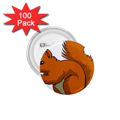 Squirrel Animal Pet 1 75  Buttons (100 Pack)  by Sapixe