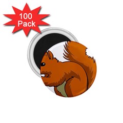 Squirrel Animal Pet 1 75  Magnets (100 Pack)  by Sapixe