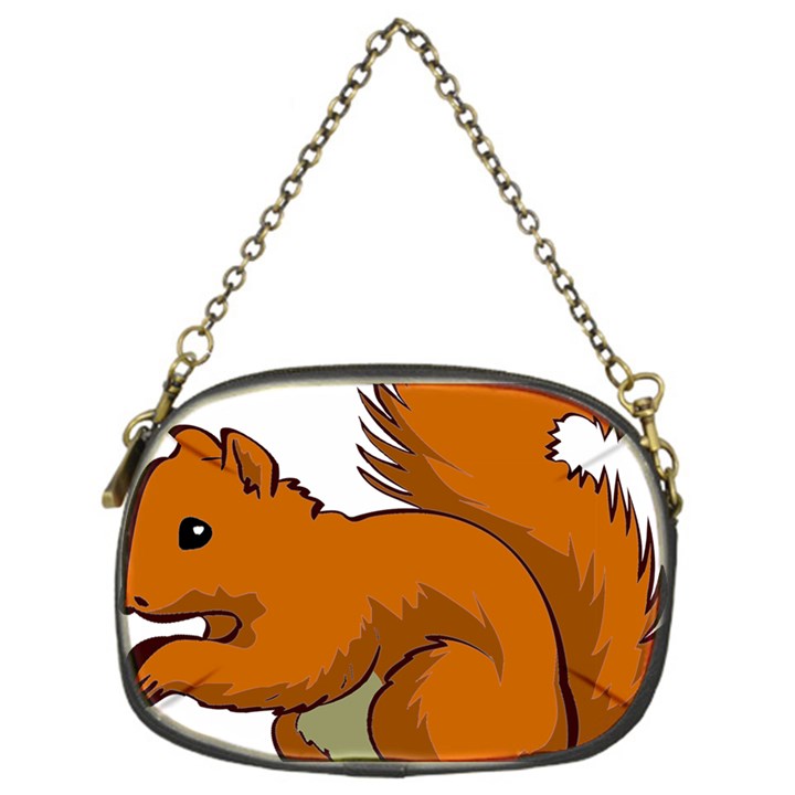 Squirrel Animal Pet Chain Purses (One Side) 