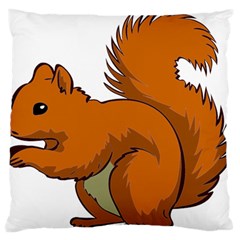 Squirrel Animal Pet Standard Flano Cushion Case (one Side) by Sapixe