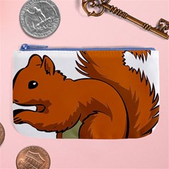 Squirrel Animal Pet Large Coin Purse by Sapixe