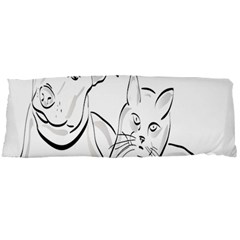 Dog Cat Pet Silhouette Animal Body Pillow Case Dakimakura (two Sides) by Sapixe