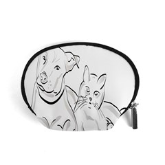 Dog Cat Pet Silhouette Animal Accessory Pouches (small)  by Sapixe