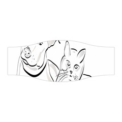 Dog Cat Pet Silhouette Animal Stretchable Headband by Sapixe