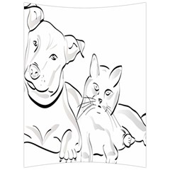 Dog Cat Pet Silhouette Animal Back Support Cushion by Sapixe