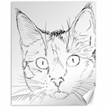 Cat Feline Animal Pet Canvas 11  x 14   10.95 x13.48  Canvas - 1