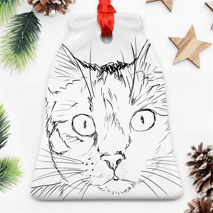 Cat Feline Animal Pet Ornament (Bell)