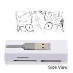 Cat Feline Animal Pet Memory Card Reader (Stick)  Front