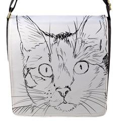 Cat Feline Animal Pet Flap Messenger Bag (s) by Sapixe