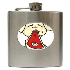 Doggy Dog Puppy Animal Pet Figure Hip Flask (6 Oz) by Sapixe