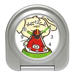 Doggy Dog Puppy Animal Pet Figure Travel Alarm Clocks by Sapixe