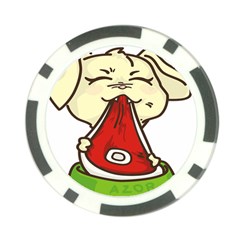 Doggy Dog Puppy Animal Pet Figure Poker Chip Card Guard by Sapixe