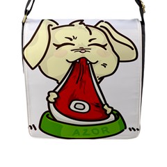 Doggy Dog Puppy Animal Pet Figure Flap Messenger Bag (l)  by Sapixe