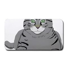 Cat Kitty Gray Tiger Tabby Pet Medium Bar Mats by Sapixe