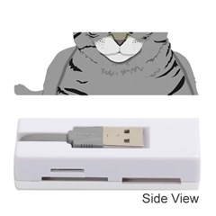 Cat Kitty Gray Tiger Tabby Pet Memory Card Reader (stick)  by Sapixe