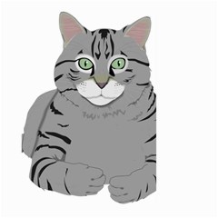 Cat Kitty Gray Tiger Tabby Pet Large Garden Flag (two Sides) by Sapixe