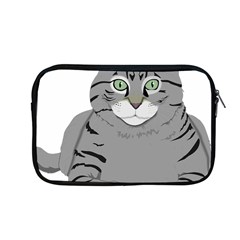 Cat Kitty Gray Tiger Tabby Pet Apple Macbook Pro 13  Zipper Case by Sapixe