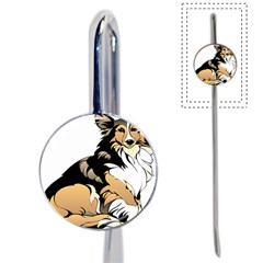 Dog Sitting Pet Collie Animal Book Mark by Sapixe