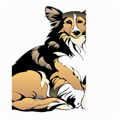 Dog Sitting Pet Collie Animal Large Garden Flag (two Sides) by Sapixe