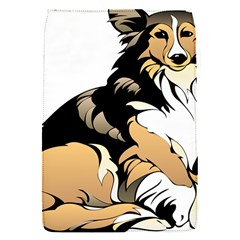 Dog Sitting Pet Collie Animal Flap Covers (s)  by Sapixe