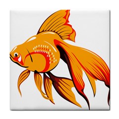 Goldfish Fish Tank Water Tropical Tile Coasters by Sapixe