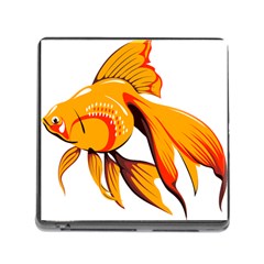 Goldfish Fish Tank Water Tropical Memory Card Reader (square) by Sapixe