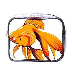 Goldfish Fish Tank Water Tropical Mini Toiletries Bags by Sapixe