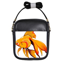 Goldfish Fish Tank Water Tropical Girls Sling Bags by Sapixe