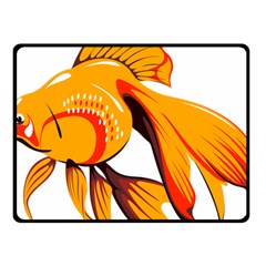 Goldfish Fish Tank Water Tropical Fleece Blanket (small) by Sapixe