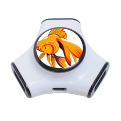 Goldfish Fish Tank Water Tropical 3-port Usb Hub by Sapixe