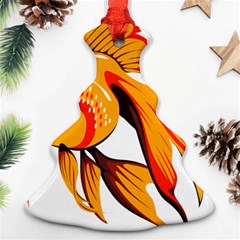 Goldfish Fish Tank Water Tropical Ornament (christmas Tree)  by Sapixe