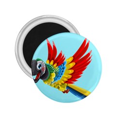 Parrot Animal Bird Wild Zoo Fauna 2 25  Magnets by Sapixe