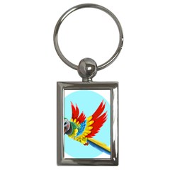 Parrot Animal Bird Wild Zoo Fauna Key Chains (rectangle)  by Sapixe