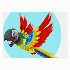 Parrot Animal Bird Wild Zoo Fauna Large Glasses Cloth by Sapixe