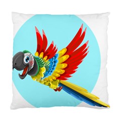 Parrot Animal Bird Wild Zoo Fauna Standard Cushion Case (one Side) by Sapixe