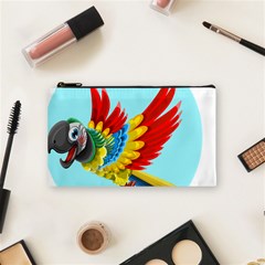 Parrot Animal Bird Wild Zoo Fauna Cosmetic Bag (small)  by Sapixe