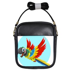 Parrot Animal Bird Wild Zoo Fauna Girls Sling Bags by Sapixe