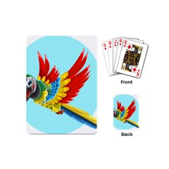 Parrot Animal Bird Wild Zoo Fauna Playing Cards (mini)  by Sapixe