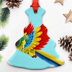 Parrot Animal Bird Wild Zoo Fauna Ornament (christmas Tree)  by Sapixe