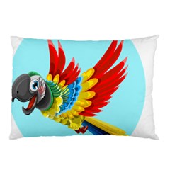 Parrot Animal Bird Wild Zoo Fauna Pillow Case (two Sides) by Sapixe