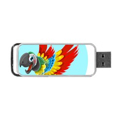 Parrot Animal Bird Wild Zoo Fauna Portable Usb Flash (two Sides) by Sapixe