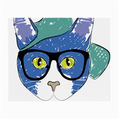 Drawing Cat Pet Feline Pencil Small Glasses Cloth by Sapixe