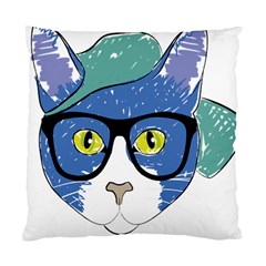 Drawing Cat Pet Feline Pencil Standard Cushion Case (one Side) by Sapixe