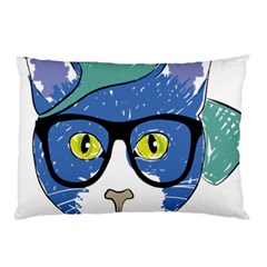 Drawing Cat Pet Feline Pencil Pillow Case by Sapixe